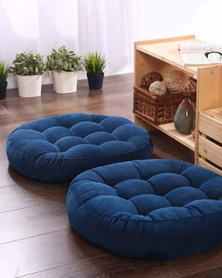 round sitting cushions
