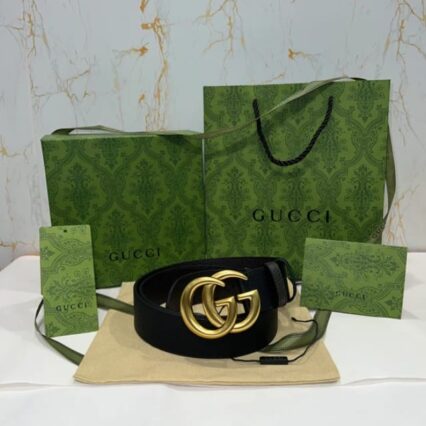 Gucci Belt - Golden GG Buckle